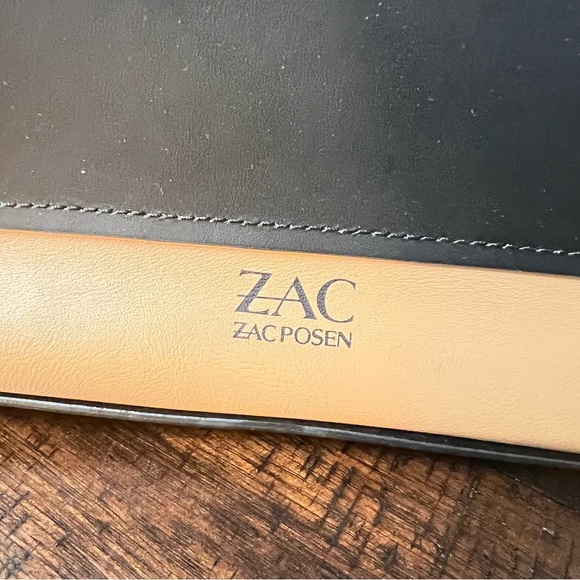 ZAC Posen Two-Tone Black and Tan Women's Bag - Picture 9 of 9